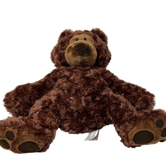 GUND Philbin Chocolate Brown Teddy Bear Soft Stuffed Animal Style 14" - Picture 3 of 6